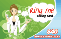 Ring Me Calling Card $40